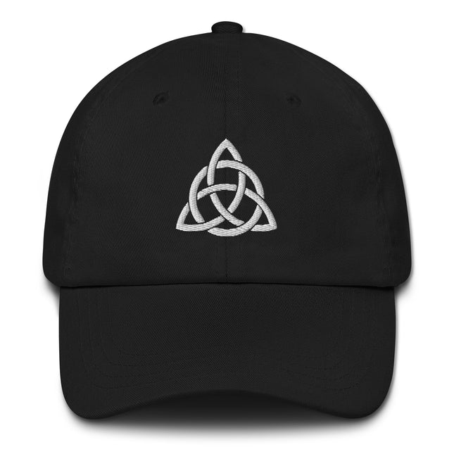Celtic Triquetra Embroidered Hat | Knotwork Irish Trinity Baseball Cap