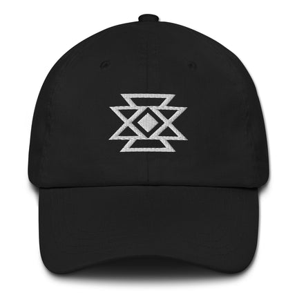 Native American Butterfly Embroidered Hat  | Geometric Design Baseball Cap