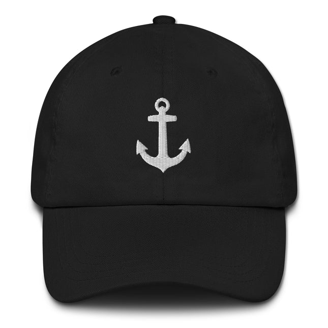 Anchor Embroidered Baseball Cap | Nautical Marine Symbol Graphic Dad Hat
