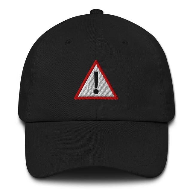 High Voltage Lightning Bolt Embroidered Hat | Electric Danger Symbol Cap