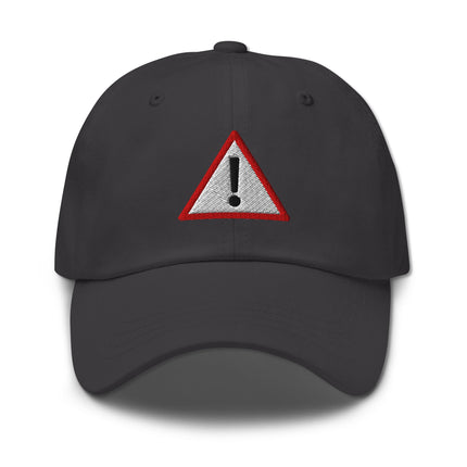 High Voltage Lightning Bolt Embroidered Hat | Electric Danger Symbol Cap