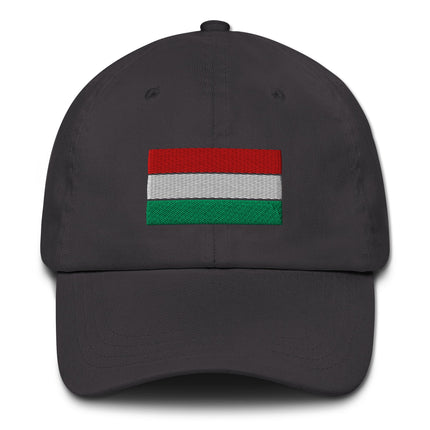Embroidered Hungarian flag baseball cap, perfect for showing country pride and supporting Hungary.