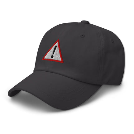High Voltage Lightning Bolt Embroidered Hat | Electric Danger Symbol Cap