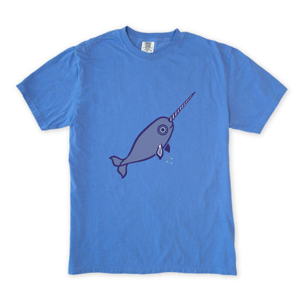 Inuit Inspired Narwhal T-Shirt | Arctic Ocean Animal Graphic Tee Shirt