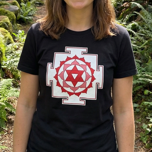 Matangi Yantra T-Shirt | Hindu Sacred Geometry Goddess Symbol | Yantra