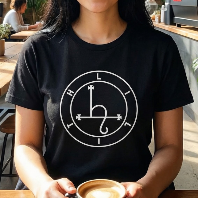 Lilith Sigil Occult Esoteric T-Shirt | Dark Goddess Symbol Tee | Shirt