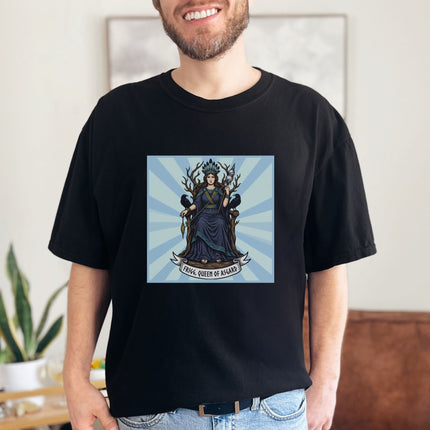 Frigg Queen of Asgard T-Shirt | Norse Mythology Goddess Ravens Unisex Tee
