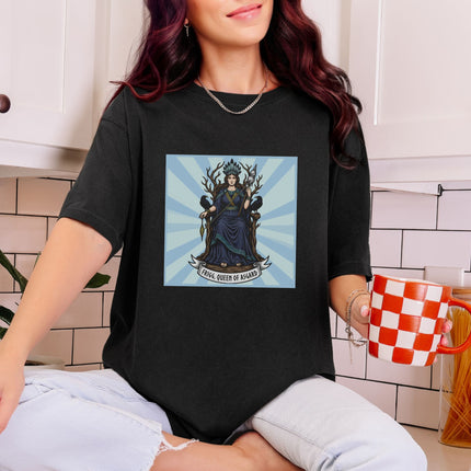 Frigg Queen of Asgard T-Shirt | Norse Mythology Goddess Ravens Unisex Tee