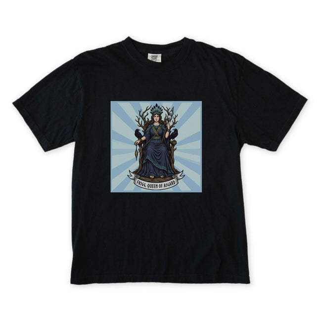 Frigg Queen of Asgard T-Shirt | Norse Mythology Goddess Ravens Unisex Tee