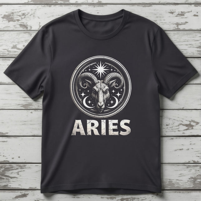 Aries Zodiac Astrology Sign T-Shirt | Horoscope Ram Tee | V8