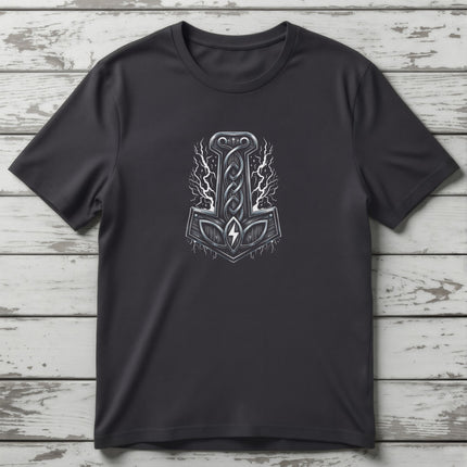 Thor's Hammer Mjolnir Viking T-Shirt | Norse Mythology Tee | V2