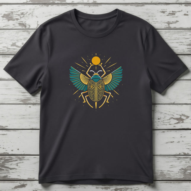 Egyptian Scarab Beetle T-Shirt | Khepri Sun God Tee | V5
