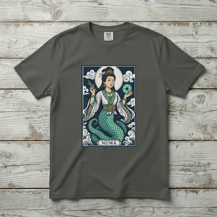 Nüwa Serpent Goddess T-Shirt | Chinese Mythology Mythical Graphic | V1