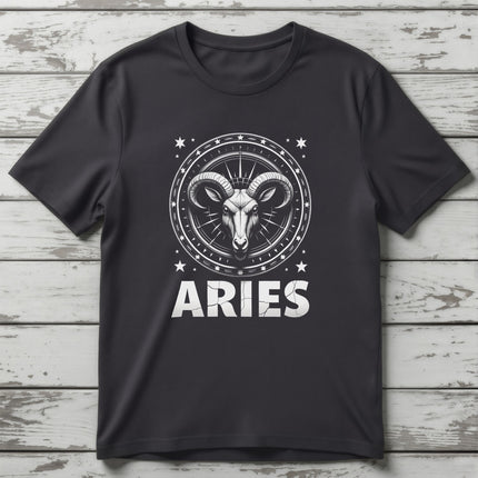 Aries Zodiac Sign T-Shirt | Astrology Ram Tee | V7