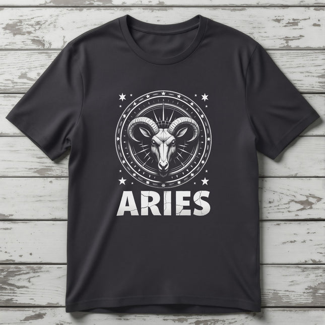Aries Zodiac Sign T-Shirt | Astrology Ram Tee | V7