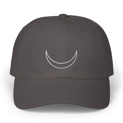 Crescent Moon Baseball Cap | Lunar Celestial Symbol Embroidered Hat