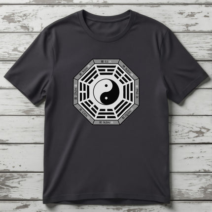 Taoist Bagua Yin Yang Trigrams T-Shirt | Graphic Unisex Tee V2