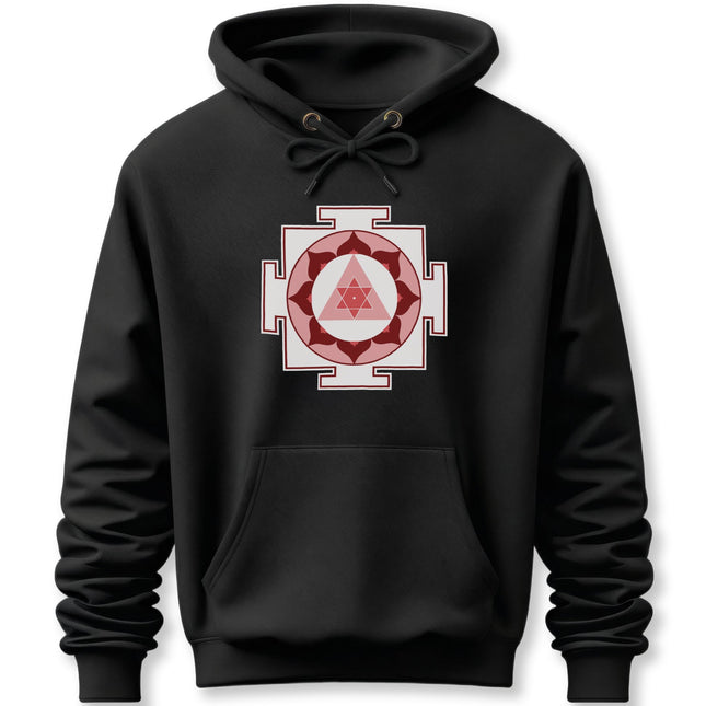 Ganesha Yantra Hoodie | Sacred Geometry Hindu Symbol Unisex Pullover Hoodie