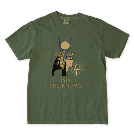 Egyptian Goddess Isis T-Shirt | Ancient Egyptian Unisex Graphic Tee Shirt