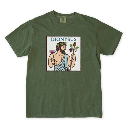 Dionysus Greek God of Wine T-Shirt | Mythology Graphic Comfort Colors Tee