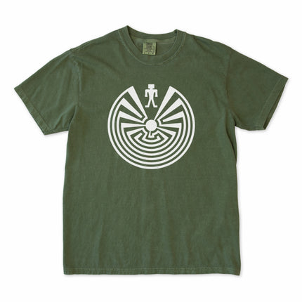 Man In The Maze T-Shirt | I'itoi Native American Symbol Comfort Colors Tee