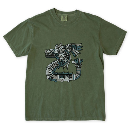 Quetzalcoatl Feathered Serpent T-Shirt | Aztec Mayan Mythology Tee Shirt