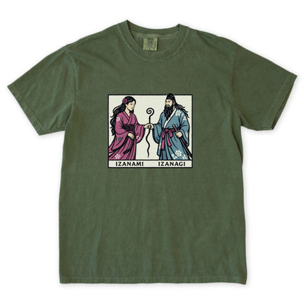 Izanami Izanagi Shinto Japanese Mythology Gods Graphic T-Shirt | Unisex Tee