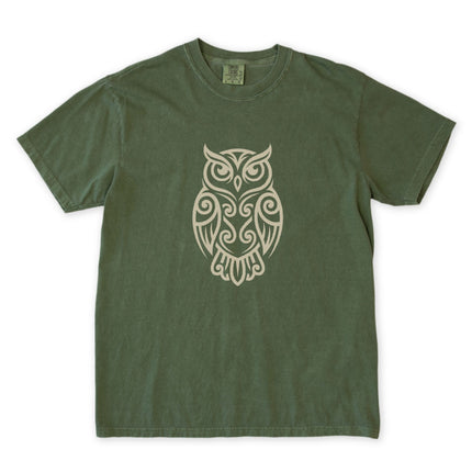 Tribal Owl T-Shirt | Intricate Celtic Knot Wisdom Unisex Unisex Tee Shirt