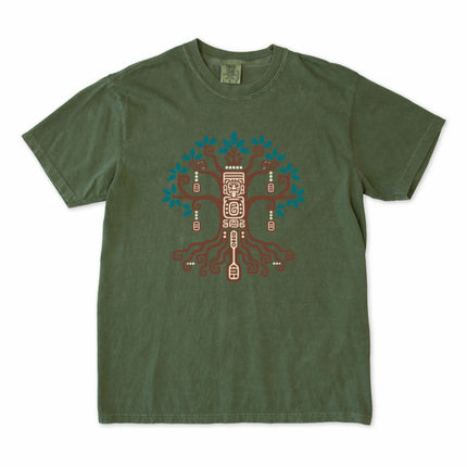Mayan Ceiba Tree T-Shirt | Mesoamerican World Tree Graphic Tee