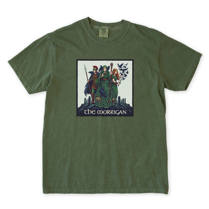The Morrigan Triple Goddess T-Shirt | Celtic Irish Mythology Raven Tee