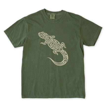 Tribal Lizard Swirl Pattern Graphic Unisex Unisex T-Shirt | Comfort Colors