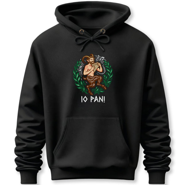 IO PAN! Satyr Panpipes Hoodie | Greek Mythology Music Faun Unisex Pullover V4