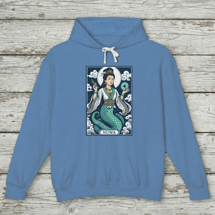 Nuwa Serpent Goddess Hoodie | Chinese Mythology Creator Hooded Sweatshirt