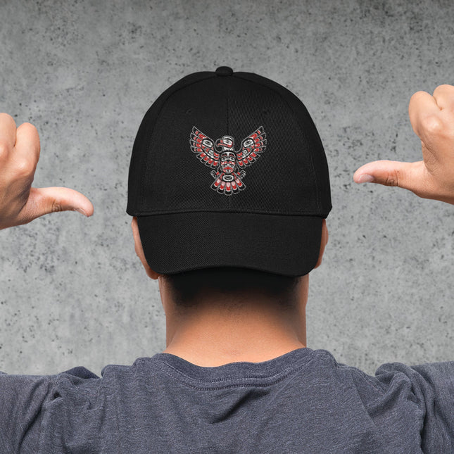Formline Eagle DTF Print Baseball Cap | Pacific Northwest Culture Hat