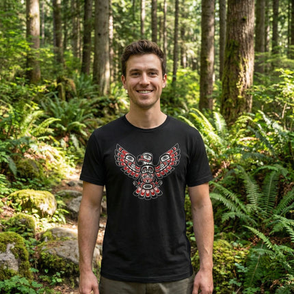 Native American Haida Eagle T-Shirt | Indigenous Northwest Coast Art | Eagle