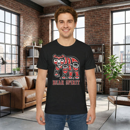 Native American Bear Spirit T-Shirt | Formline Art Indigenous Tee | Spirit