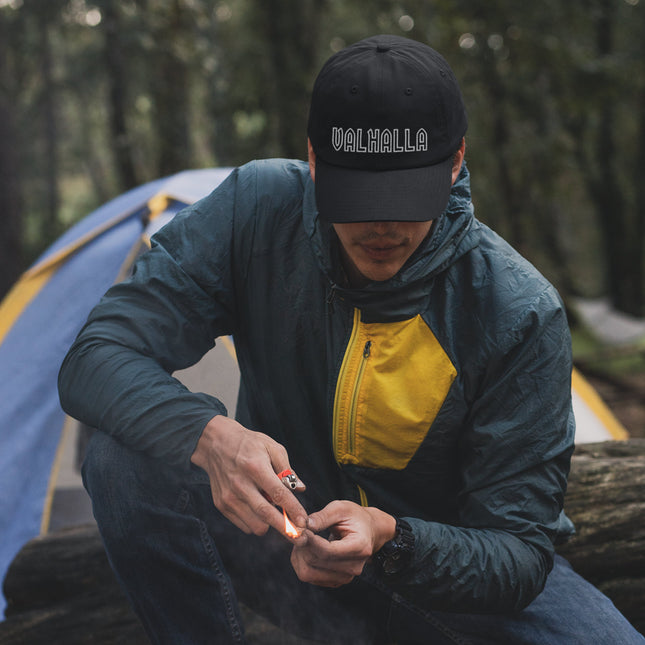 Valhalla Embroidered Baseball Cap | Norse Mythology Viking Hat