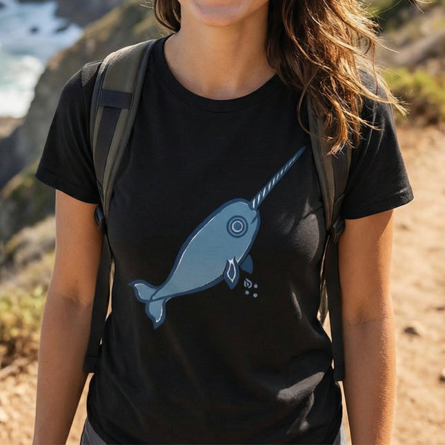 Inuit Inspired Narwhal T-Shirt | Arctic Ocean Animal Graphic Tee