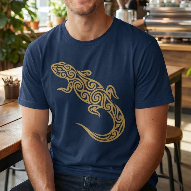 Tribal Lizard Swirl Pattern Graphic Unisex Unisex T-Shirt | Comfort Colors