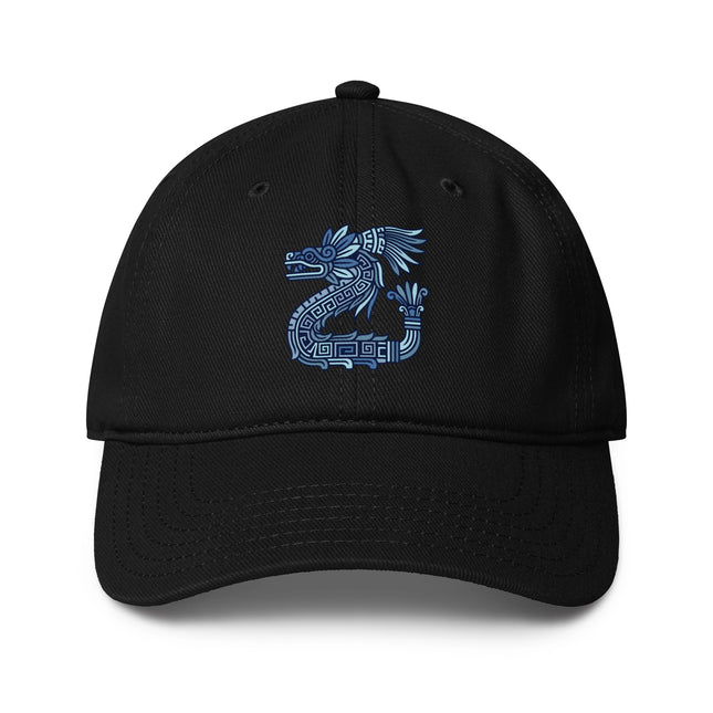 Feathered Serpent DTF Print Baseball Cap | Aztec Inspired Quetzalcoatl Hat