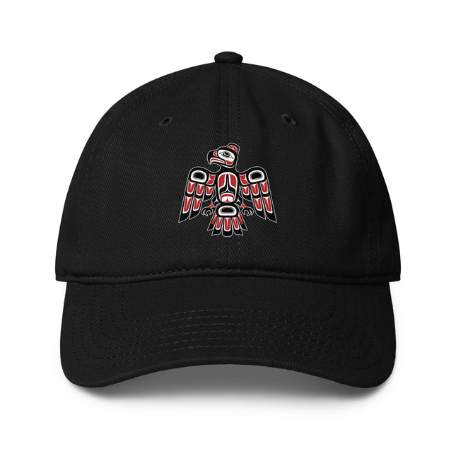 Formline Raven DTF Print Baseball Cap | Northwest Coast Art Hat