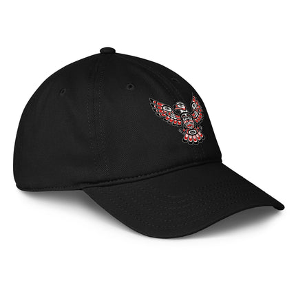 Formline Eagle art baseball cap, featuring Pacific Northwest culture design.