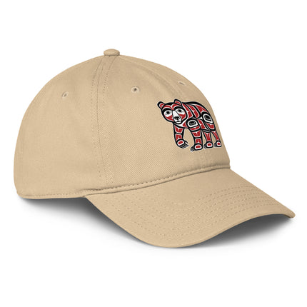 Haida Formline Bear art baseball cap featuring Pacific Northwest style print.