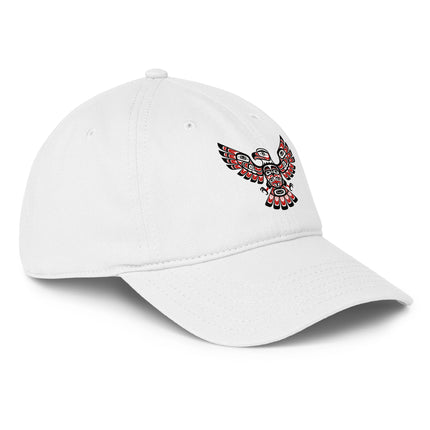 Pacific Northwest Formline Eagle DTF print baseball cap.