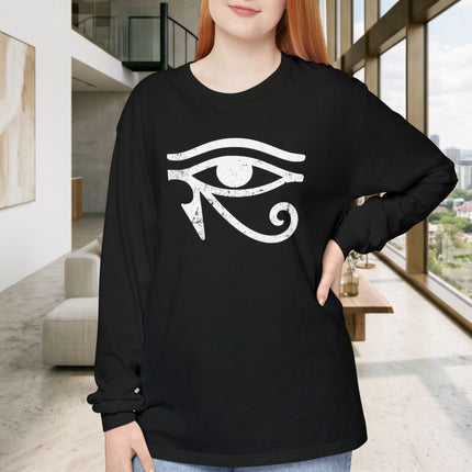 Eye of Horus T-Shirt | Ancient Egyptian Symbol Long Sleeve Tee