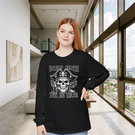 Dead Men Tell No Tales Long Sleeve T-Shirt | Pirate Skull Graphic