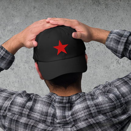 Red Star Embroidered Cap | Soviet Union Symbol Historical Dad Hat