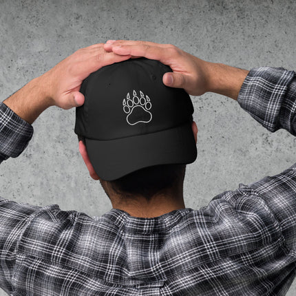 Bear Paw Symbol Embroidered Cap | Wilderness Aesthetic Dad Hat
