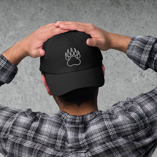 Bear Paw Symbol Embroidered Cap | Wilderness Aesthetic Dad Hat