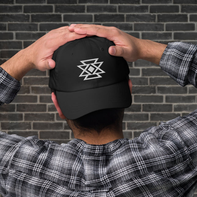 Native American Butterfly Embroidered Hat  | Geometric Design Baseball Cap
